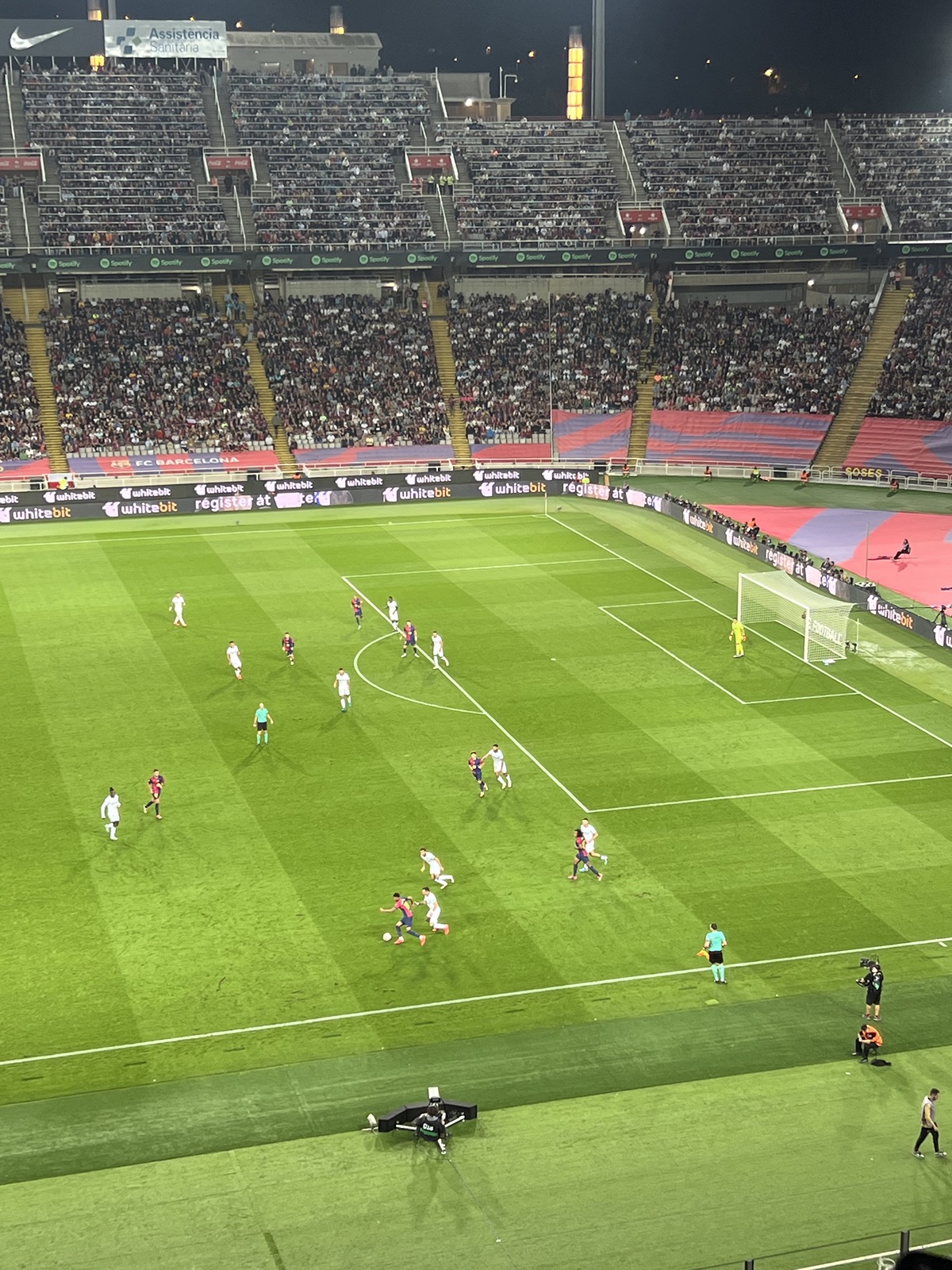 Photo of a soccer match booked by a luxury travel advisor