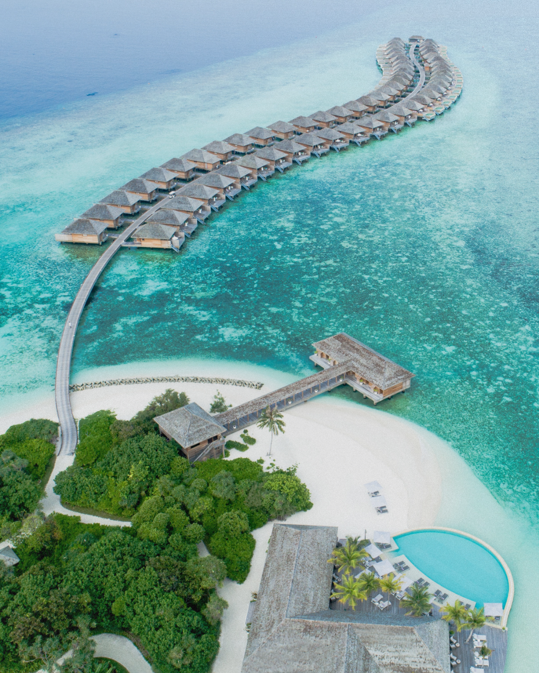 Photo of the Maldives by a travel advisor answering "how far in advance should you book international travel?"
